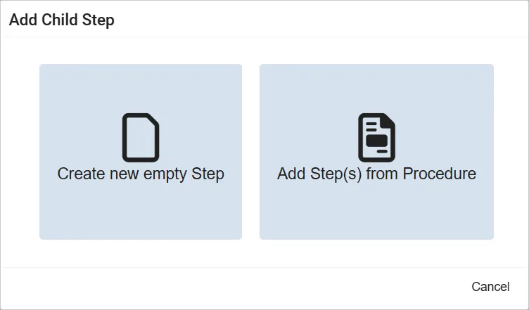 Adding Step Procedures