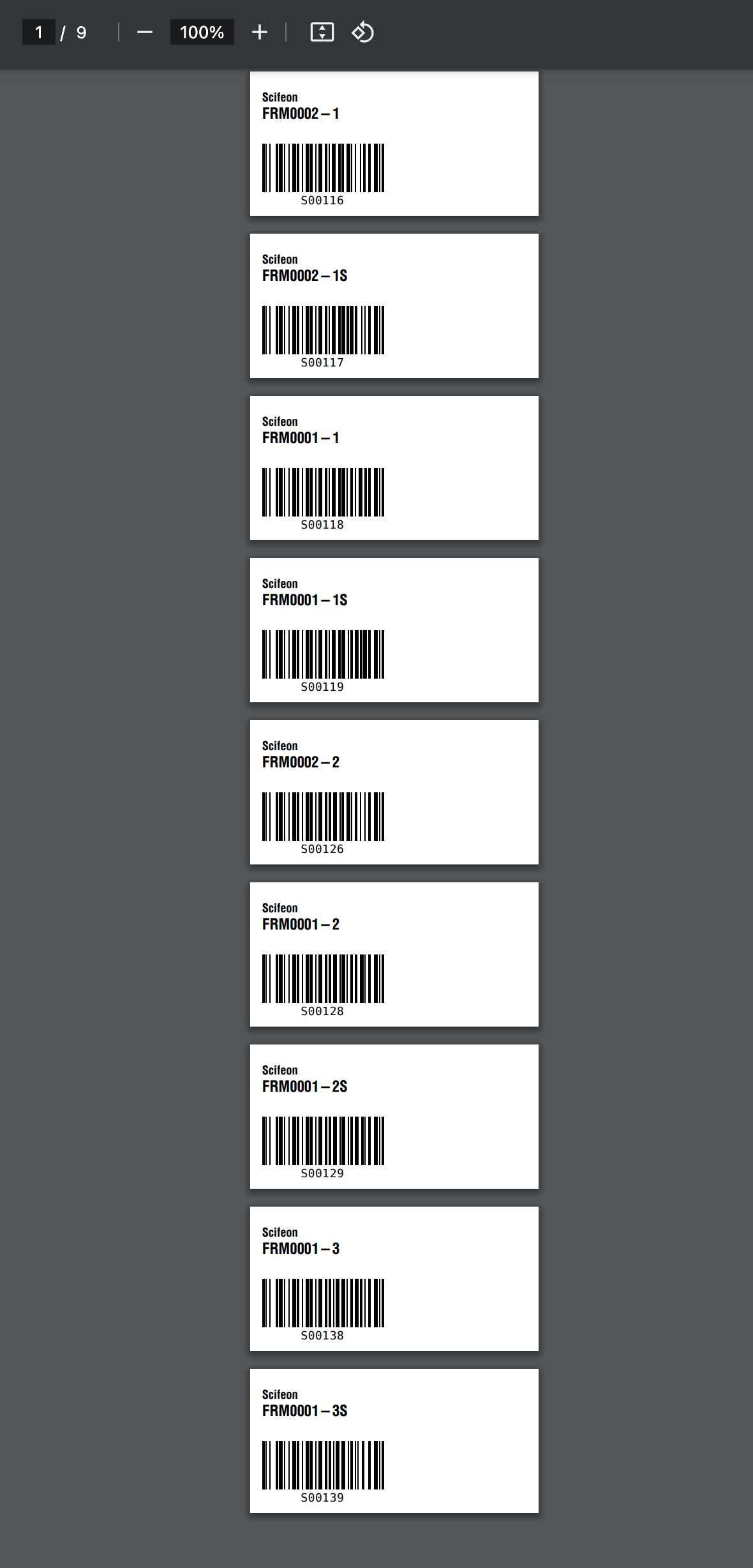 PDF Example with Labels